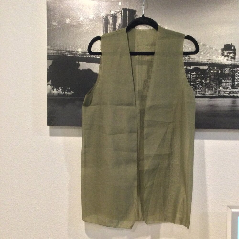 CUBIC LONDON Sheer long vest - Picture 4 of 8
